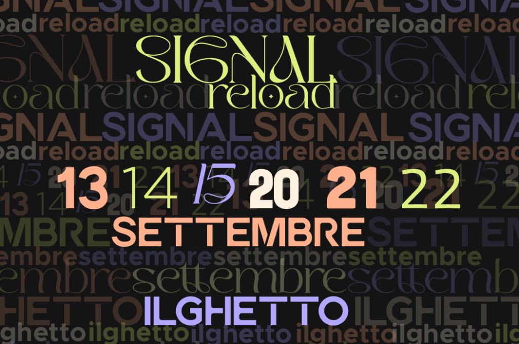 Materiale grafico di Signal Reload